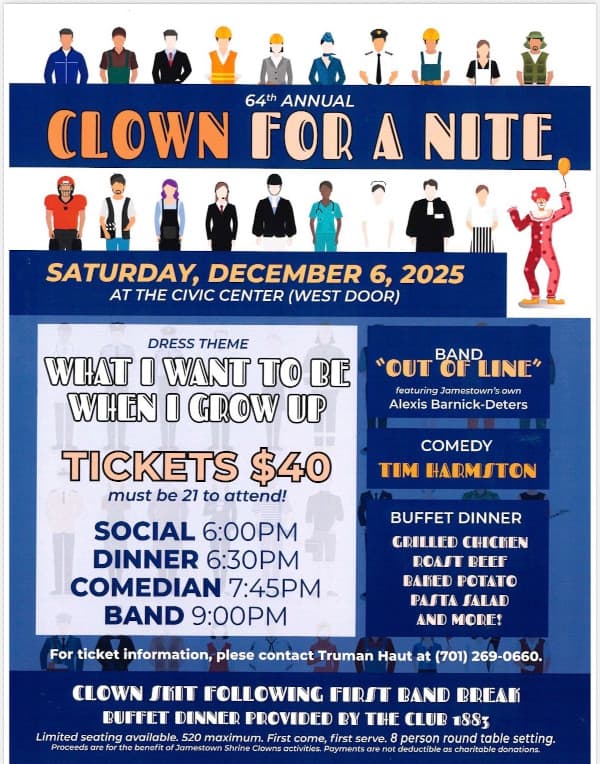 Jamestown Clowns Raise Funds and Spirit at Annual Gala