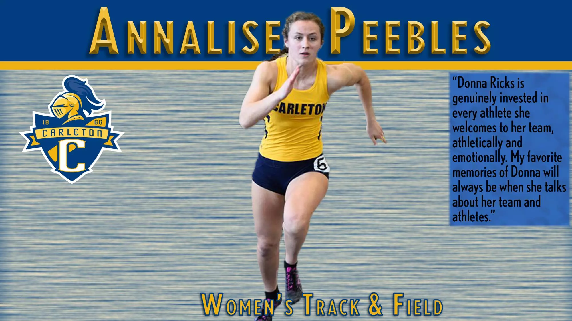 Local Paper Spotlights Peebles Senior Athlete Ahead of College Transition
