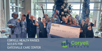 Coryell Health Raises Twenty Two Thousand for Gatesville Care Center