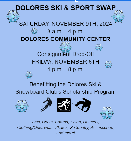Dolores Ski and Outdoor Gear Swap Raises Funds for High School Seniors
