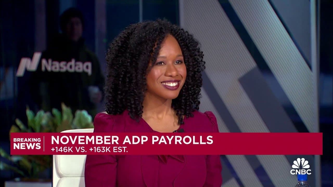 Private Payrolls Decline, ADP Shows Falling November Hiring
