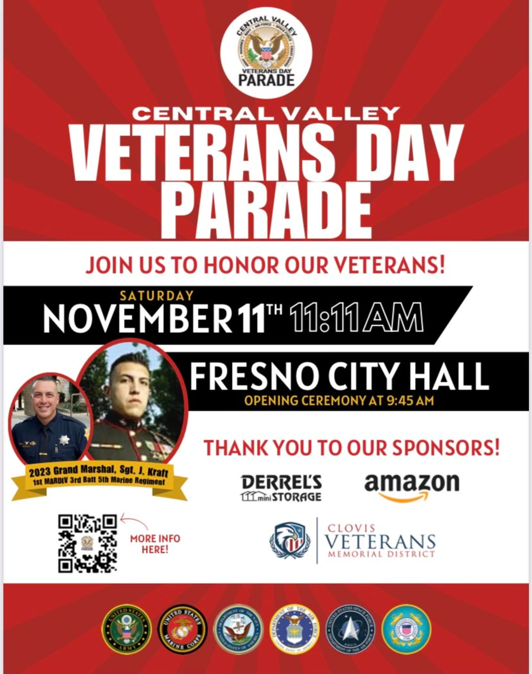 Fresno to Host 106th Veterans Day Parade, Expecting 20,000