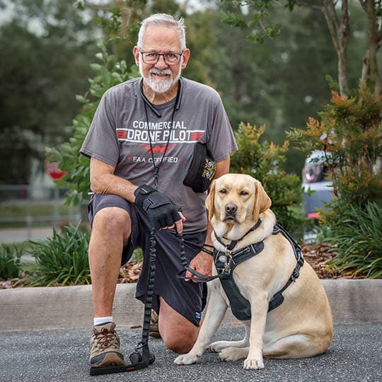 Veteran and Service Dog Improve Independence in Hernando County