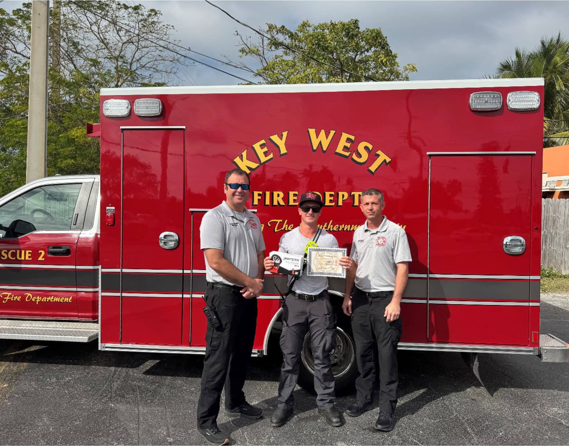 Key West honors Capt. Karl Wagner for 20 years' service