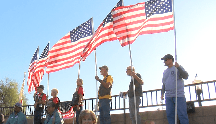 Downtown Yuma Fills With Flags, Community Honors Veterans