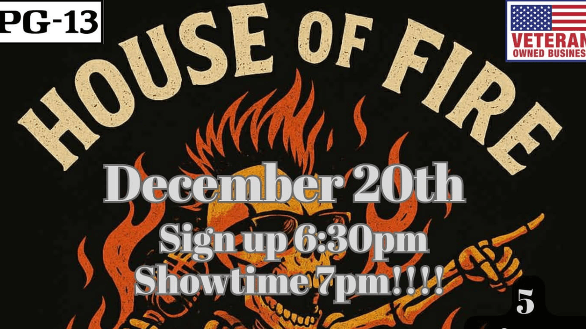 House of Fire Open Mic Comedy Night Coming to Yuma County