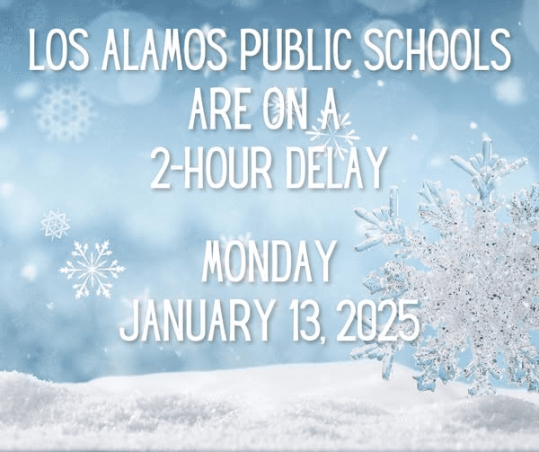 Los Alamos Schools Delay Start, Buses Run Two Hours Later