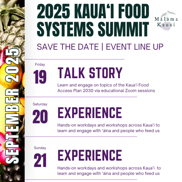 Major Fundraiser to Support Food Access in Kaua‘i Draws National Donors