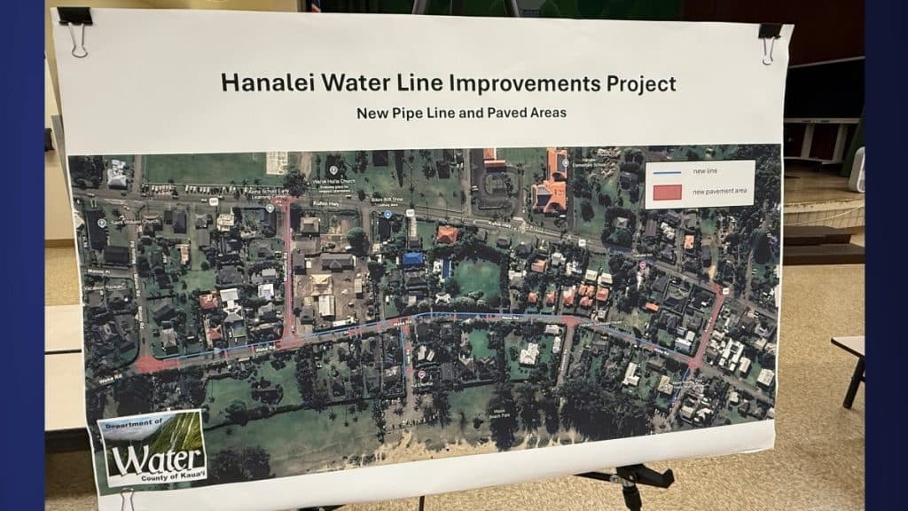 Kauaʻi announces Phase Two of Hanalei water line upgrades, work to begin in January