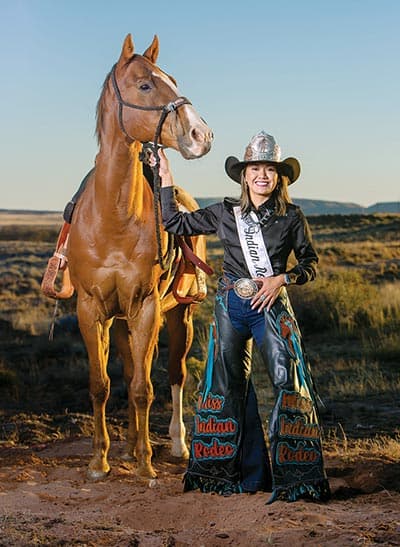 Miss Indian Rodeo visits Navajo Technical University, bridges culture and college life