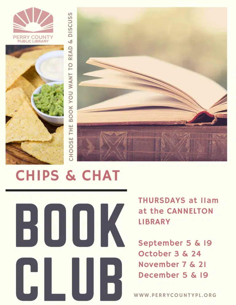 Cannelton Library Hosts Snacks, Chat Book Club Today at Noon