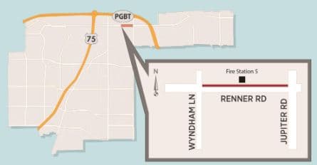 Utility Work Causes Lane Closures on Jupiter and Renner Roads