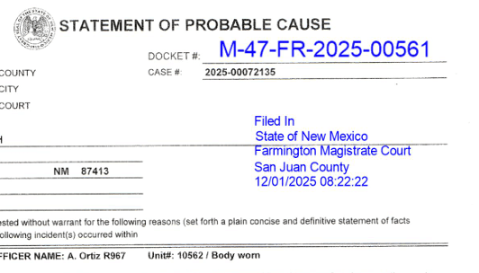 San Juan County files felony charges after Farmington assault