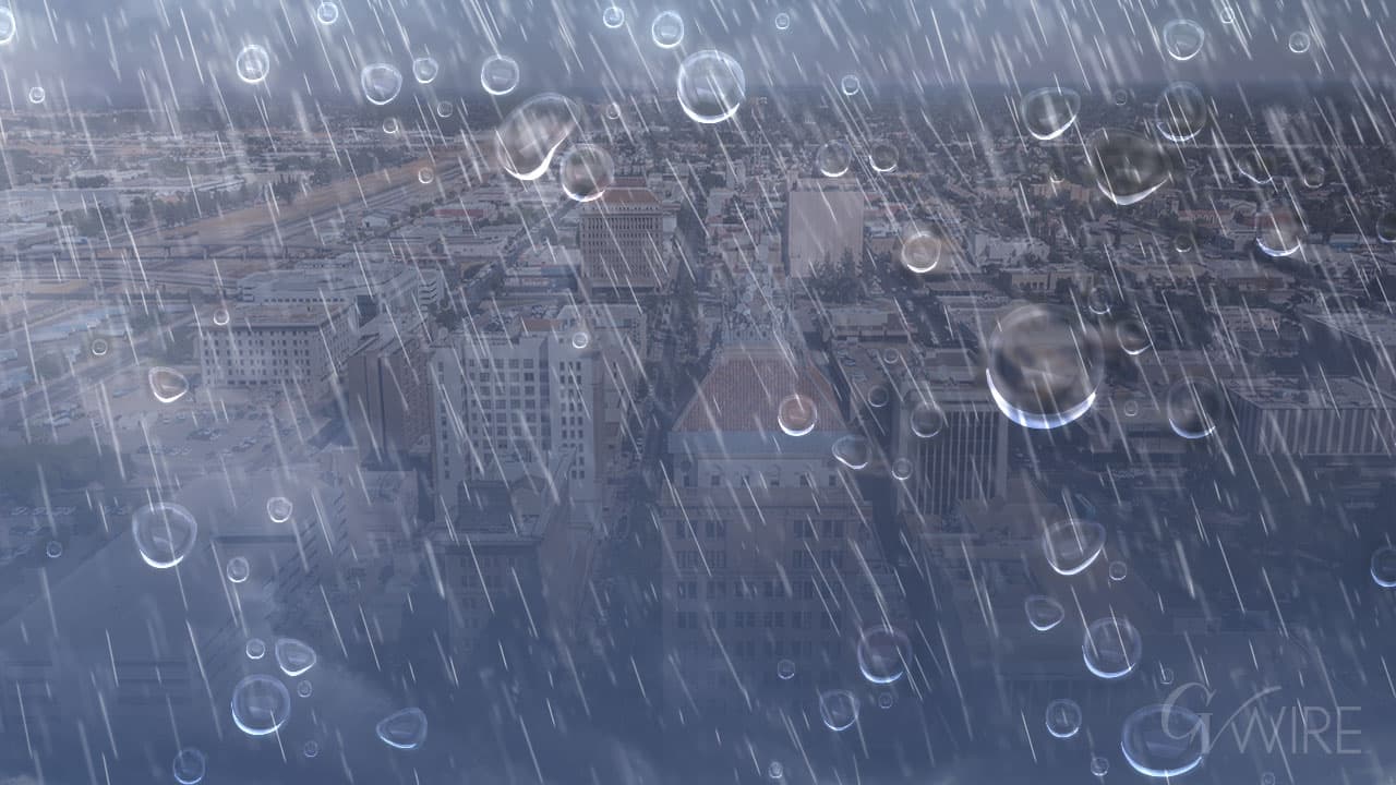 Strong Pacific Storm Brings Rain to Fresno, Heavy Sierra Snow