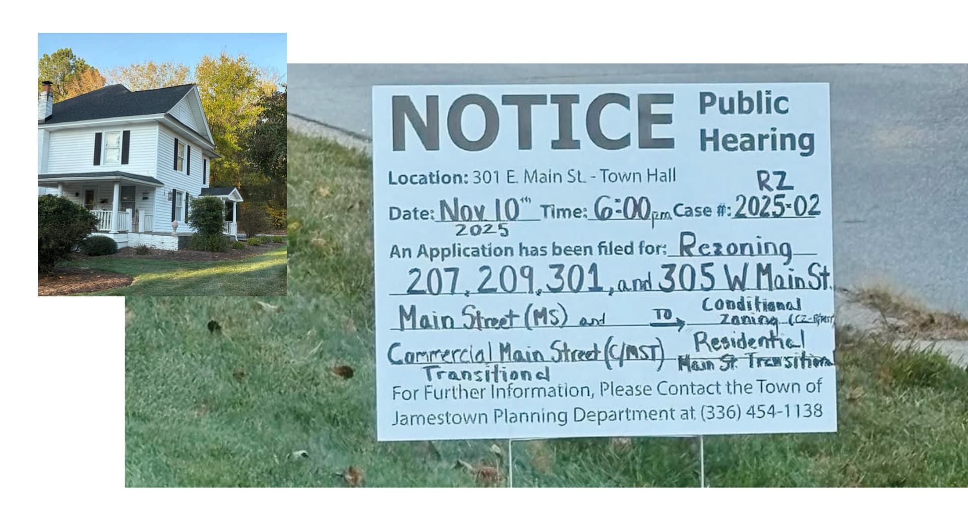 Jamestown rezoning proposal raises concerns for historic West Main Street