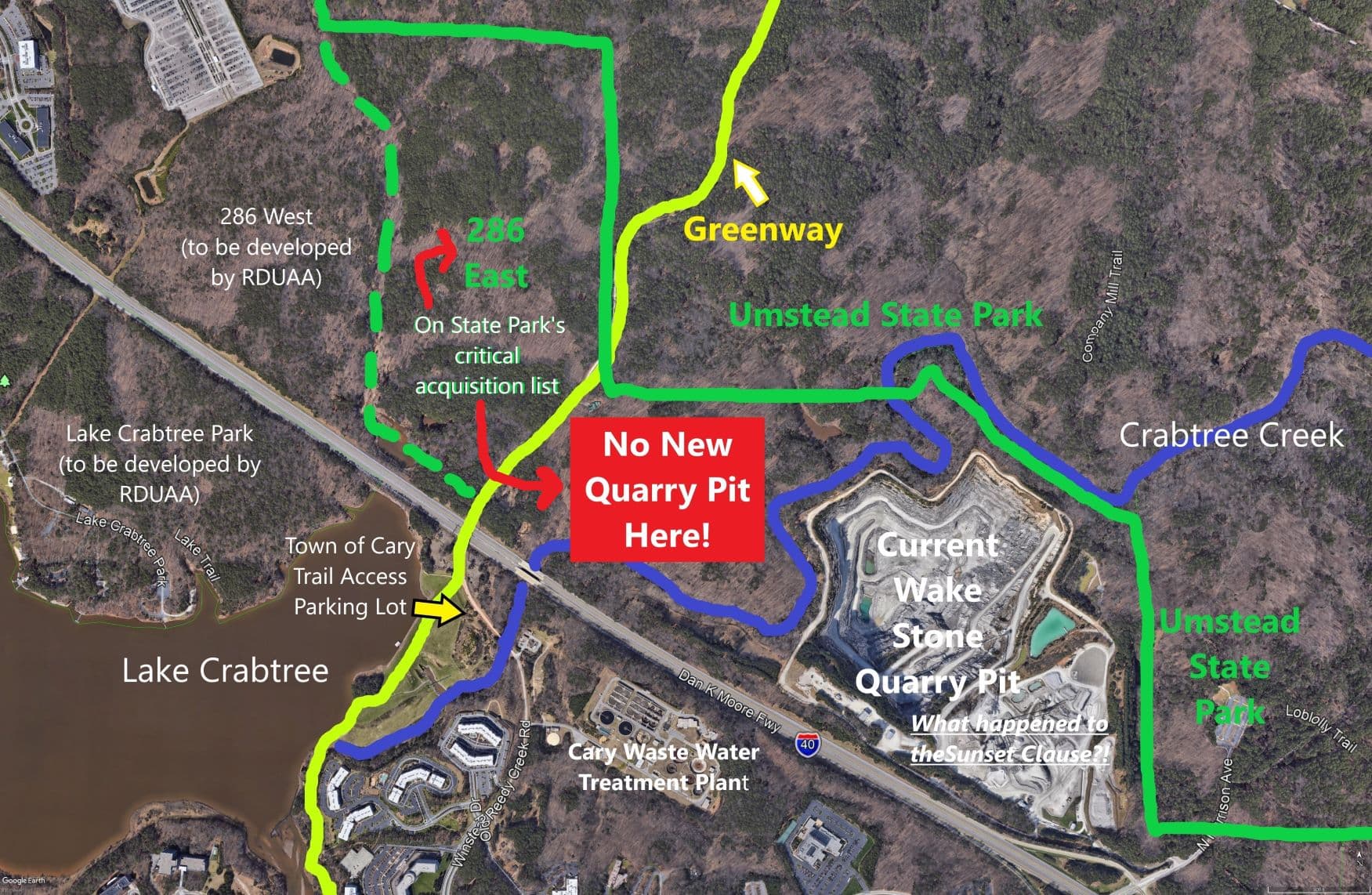Community Rallies to Protect Umstead Park amid Quarry Concerns