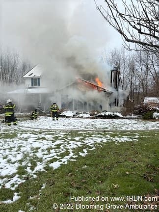 Two-alarm house fire damages Washingtonville home, displaces residents