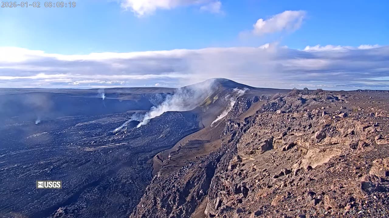 Kīlauea Eruption Paused; New Fountaining Likely January 8-14