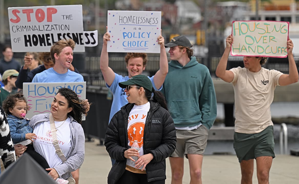 Students and Community Walk to Spotlight Homelessness, Urge Action