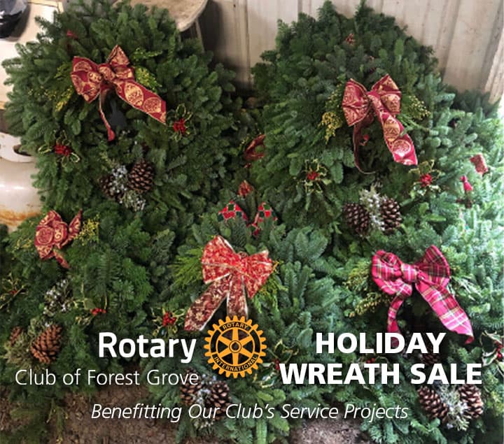 Sunrise Rotary Sells Holiday Wreaths, Proceeds Support Local Charities