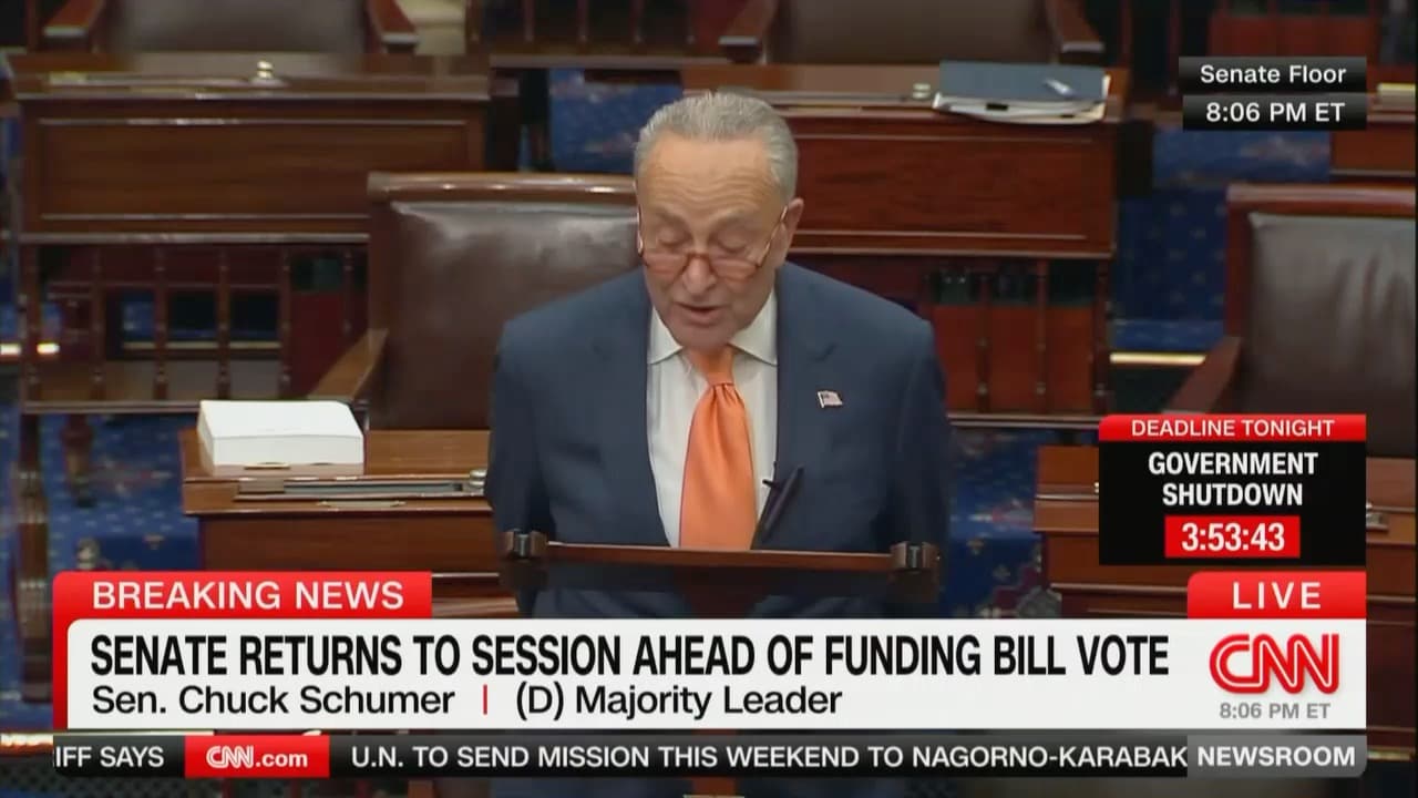 Senate Deadlock Deepens as Government Shutdown Enters Day Two