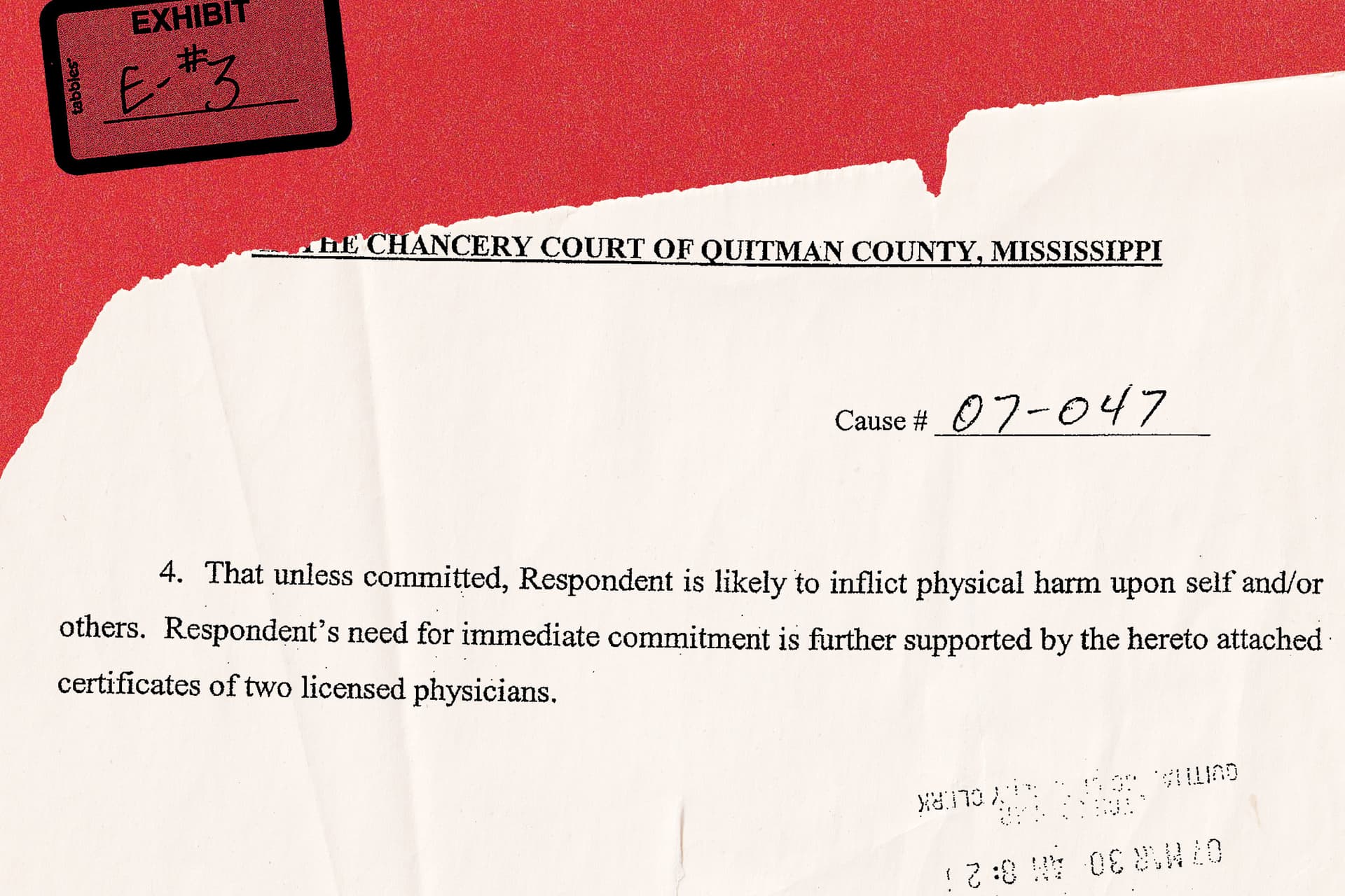 Quitman County Chancery Court Held Civil Dockets on December 1