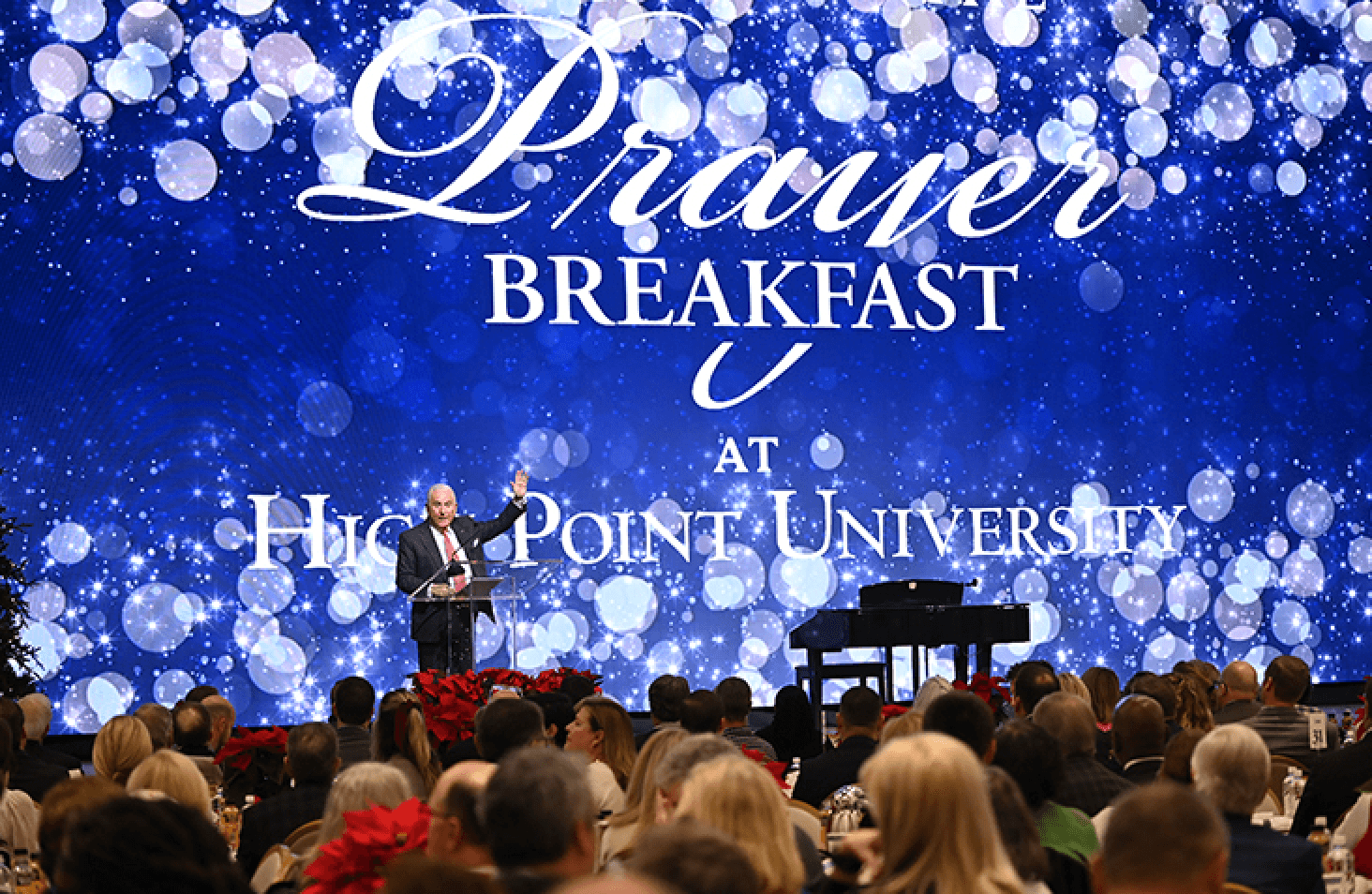 High Point University Hosts Large Christmas Prayer Breakfast, Community Embrace