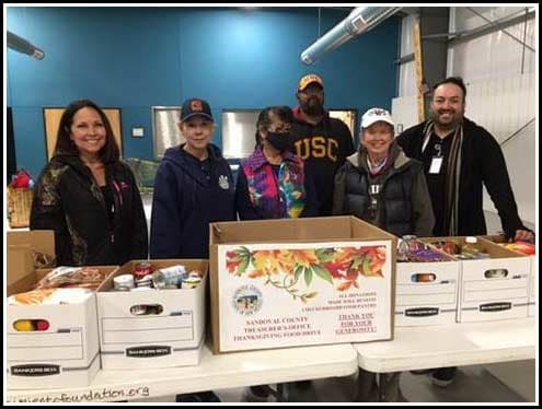 Sandoval County Treasurer Wraps Up Annual Thanksgiving Food Drive