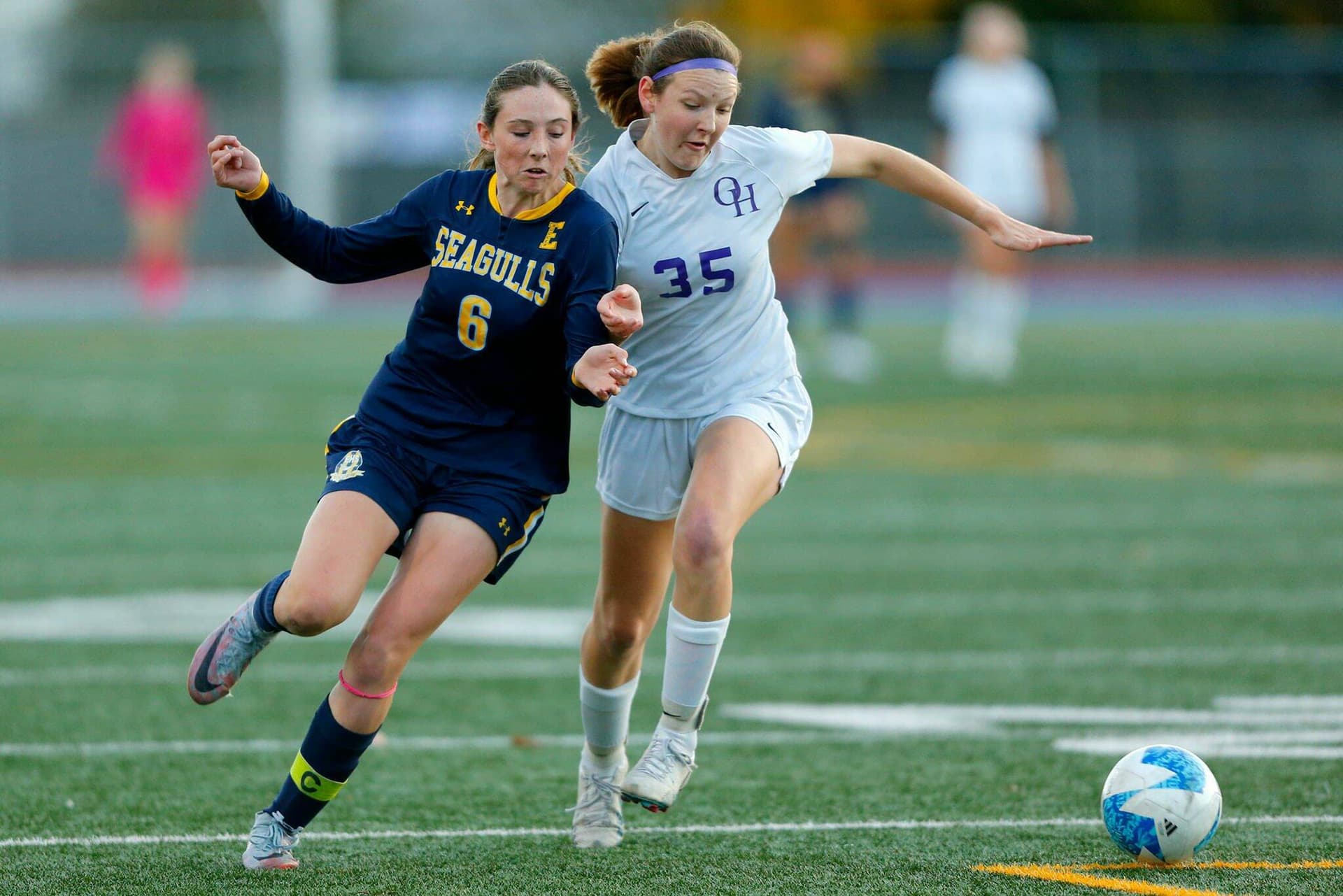 Oak Harbor Hosts Kentlake in State Soccer Tournament Match