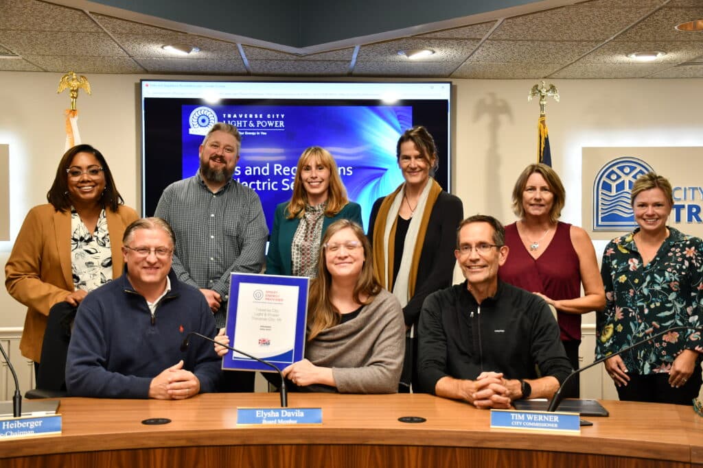 Traverse City utility adopts long-term policy to reach 100% renewables