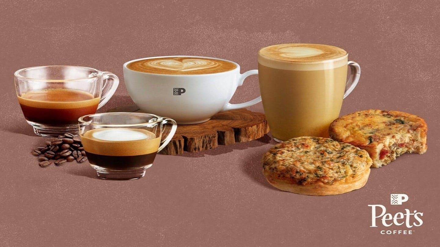 Peet’s launches protein-forward winter menu, pistachio drinks, half-caff blend