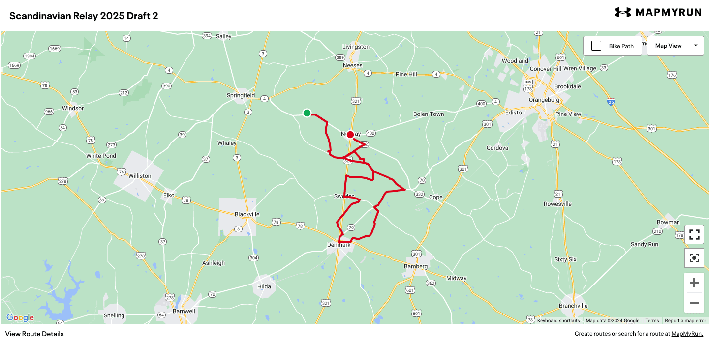 Scandinavian Race returns to Bamberg County, charity relay set for January