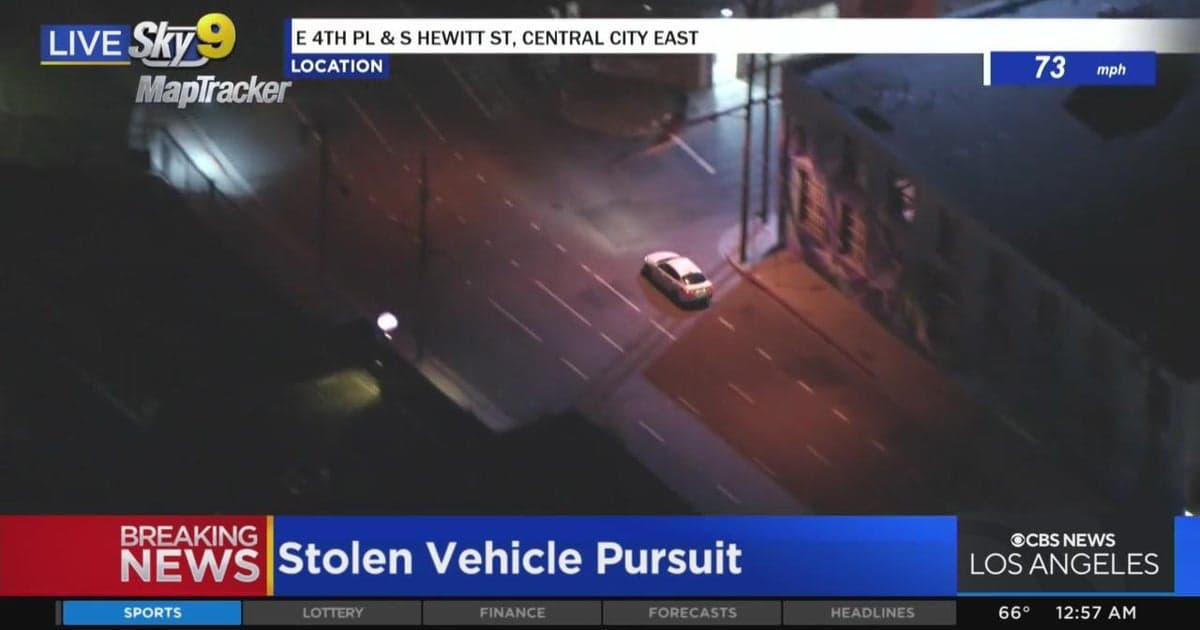 Stolen Vehicle Chase Ends Downtown; 'Labubus' Discovered Inside