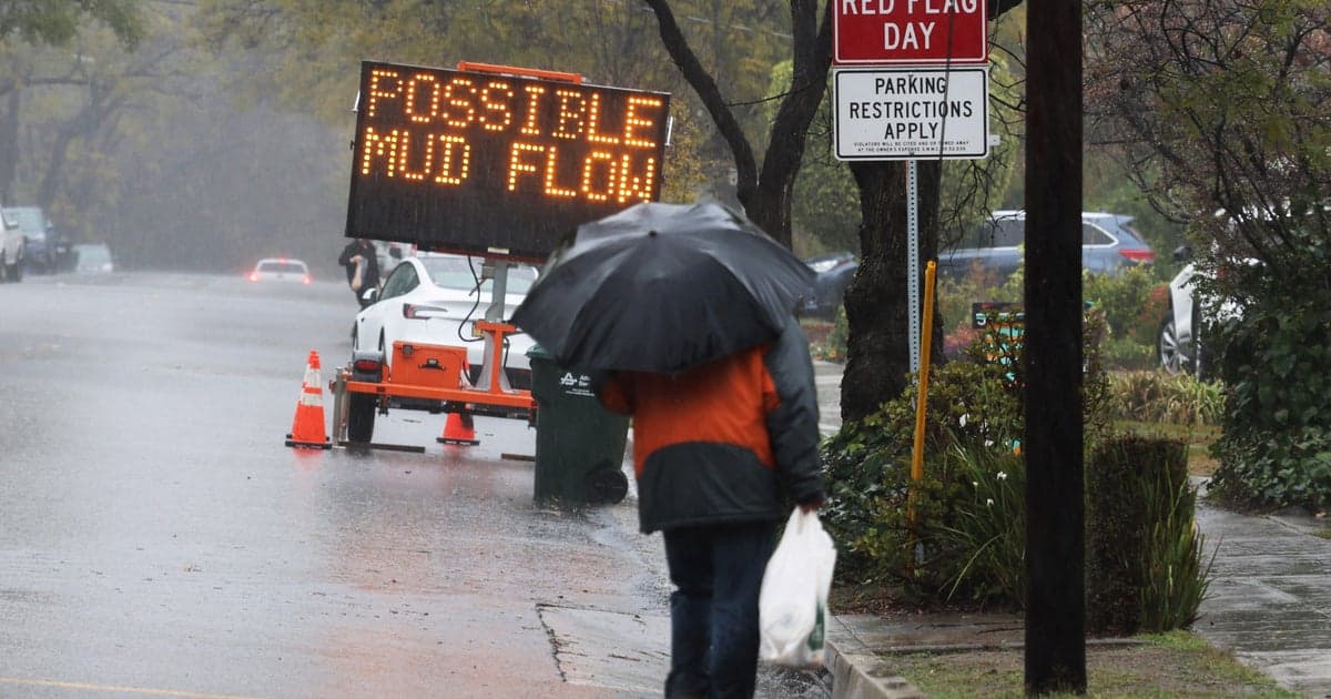 Relentless Rain Pummels California, Flash Flood Warnings Force Evacuations