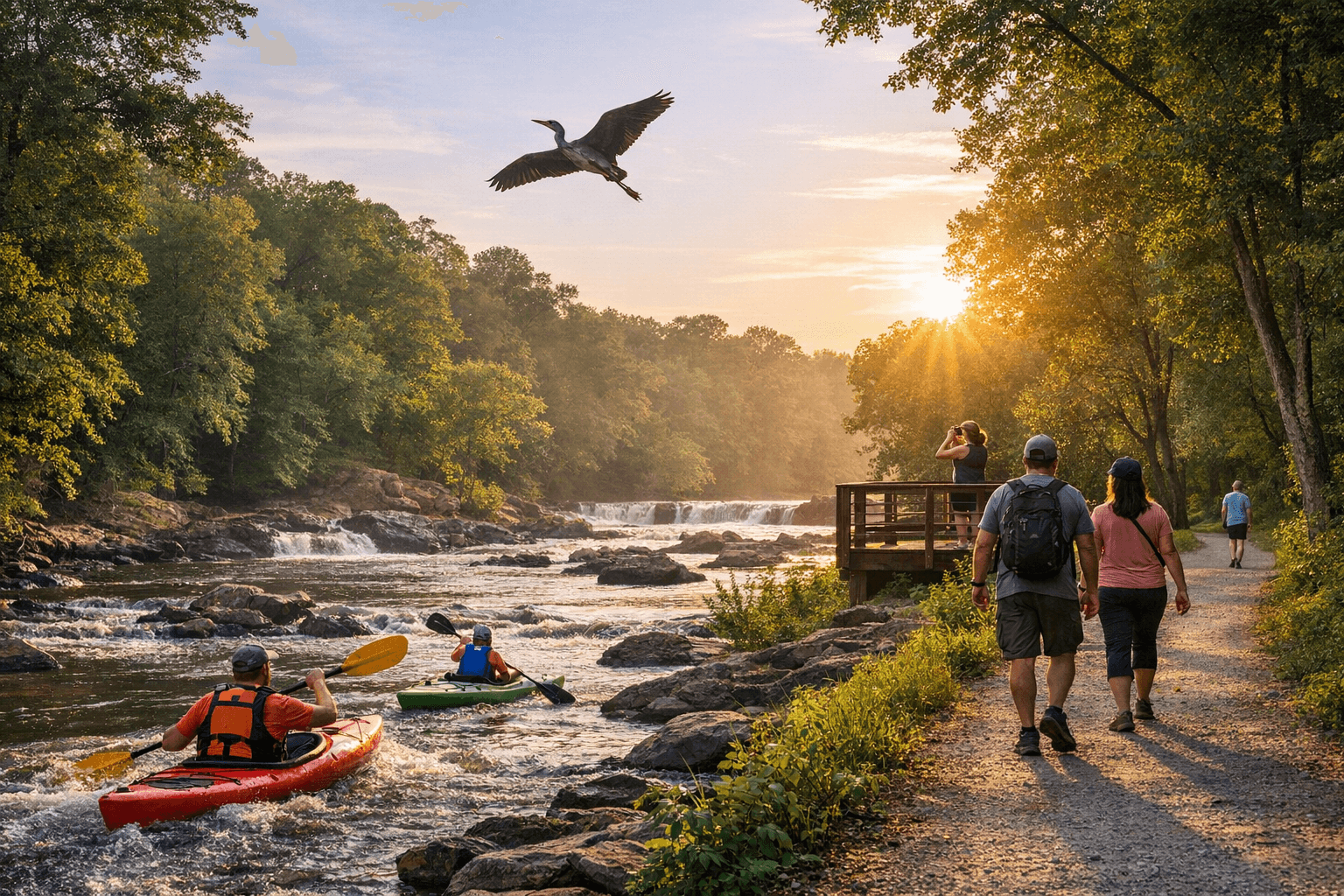 Haw River and Greenway Network Expand Outdoor Access Across Alamance County