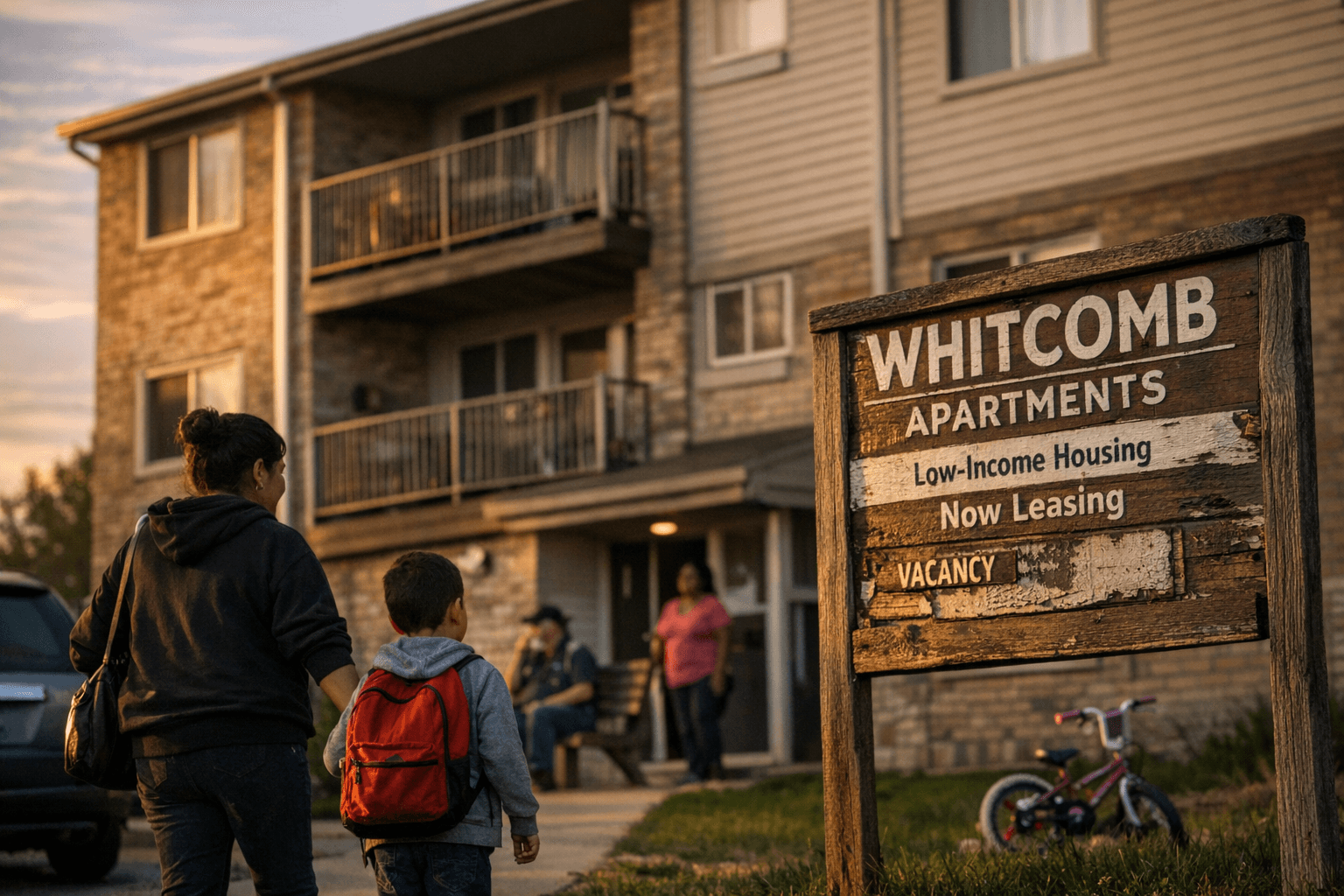 Whitcomb Apartments listed as affordable option with $236-$515 rents