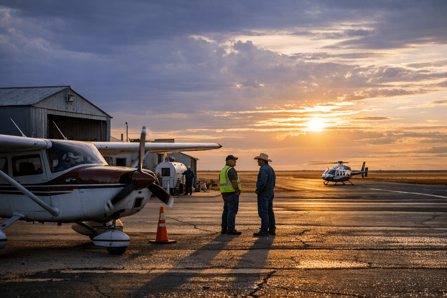 Texhoma Municipal Airport listing underscores local aviation capacity and limits