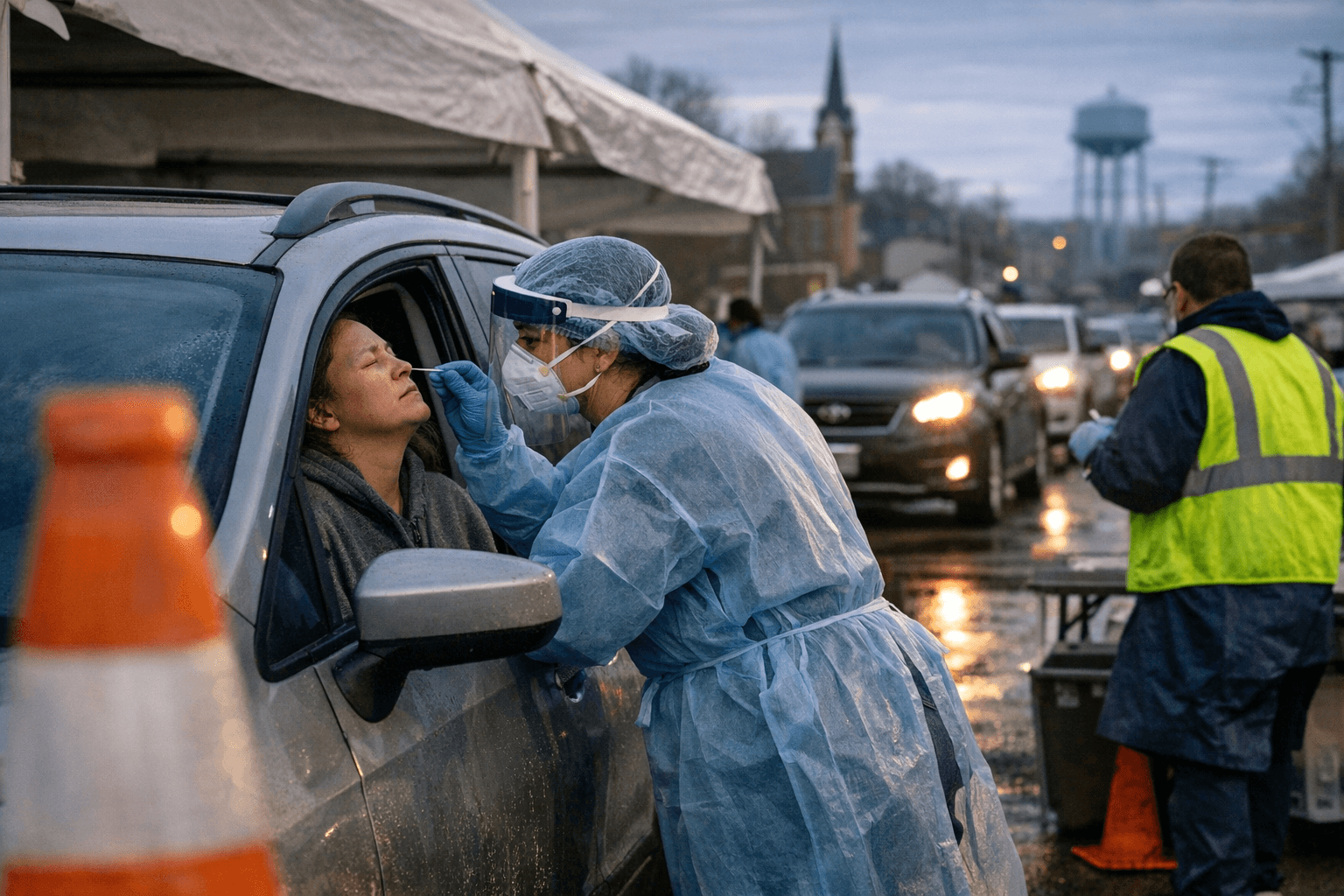 Free Drive Thru COVID 19 Testing Served Tell City Residents