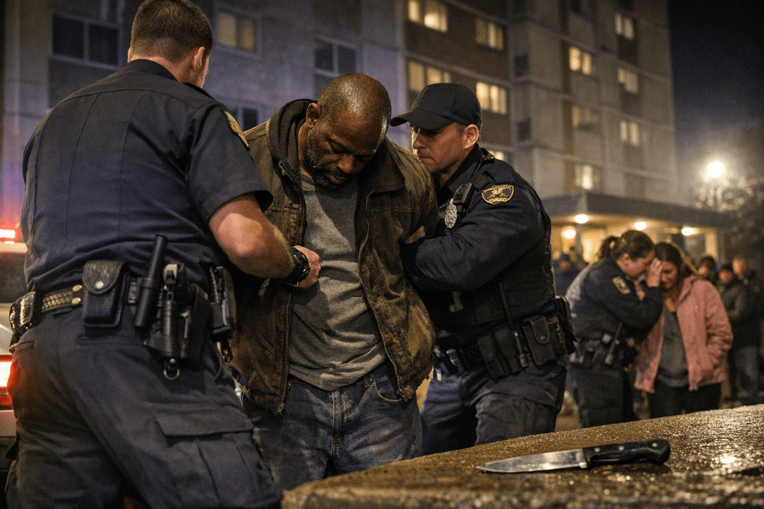 Man Arrested After Knife Threat at Beecher High-Rise Housing