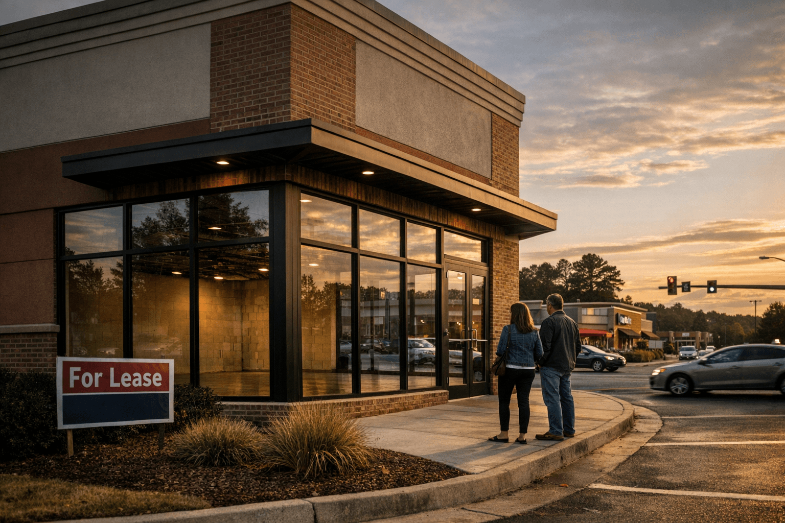 Small Corner Retail Space Opens for Lease in Forsyth County