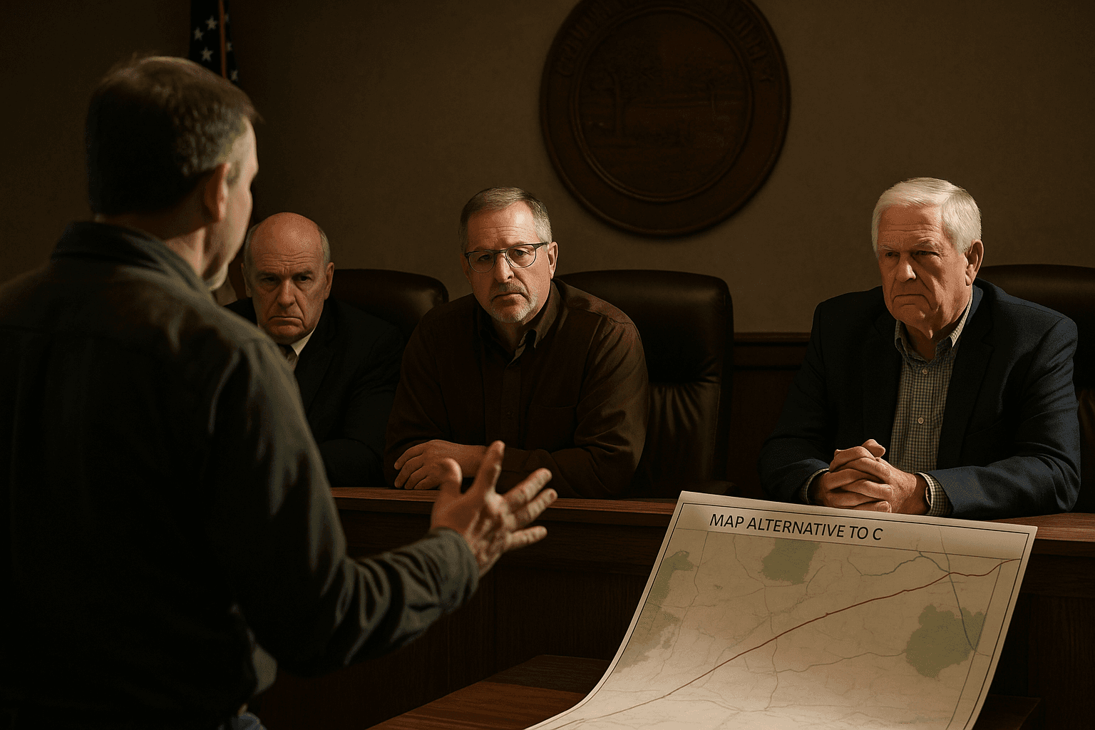 County Commissioners Challenge Mid States Corridor Costs, Local Burden