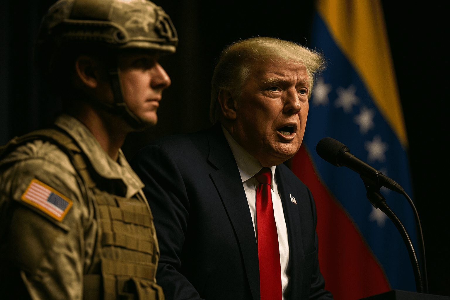 Trump Declines to Rule Out U.S. Troops in Venezuela, Raising Alarms