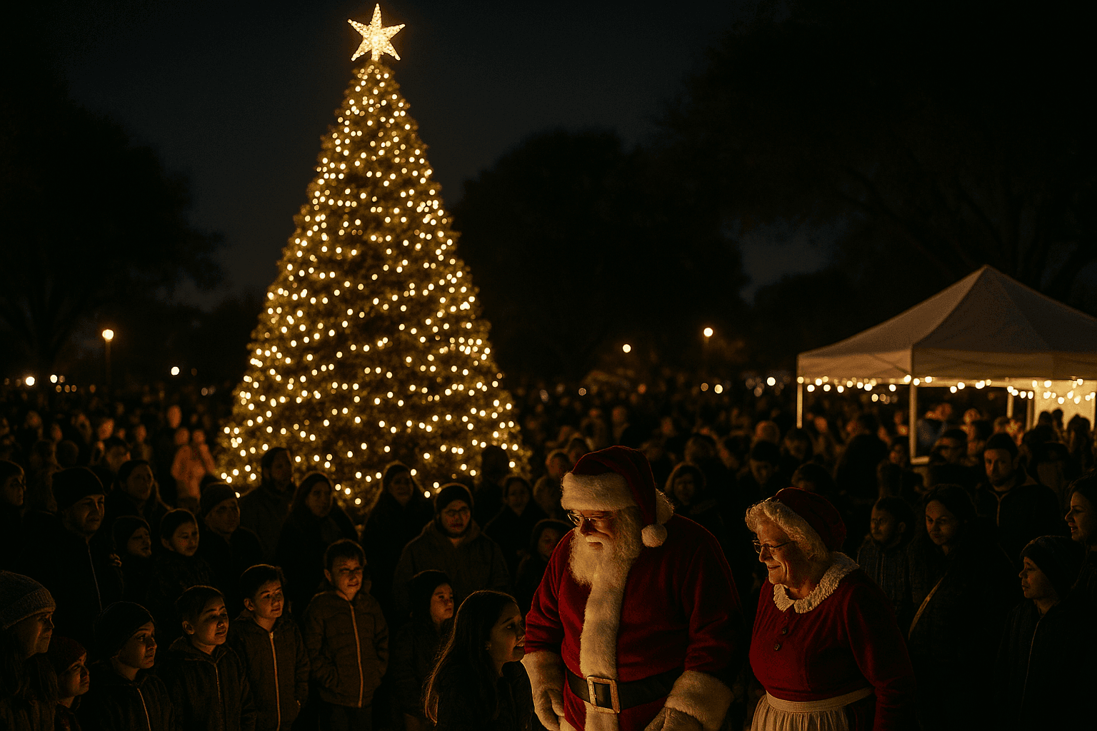 Somerton Lights Centennial Park Tree, Brings Community Together