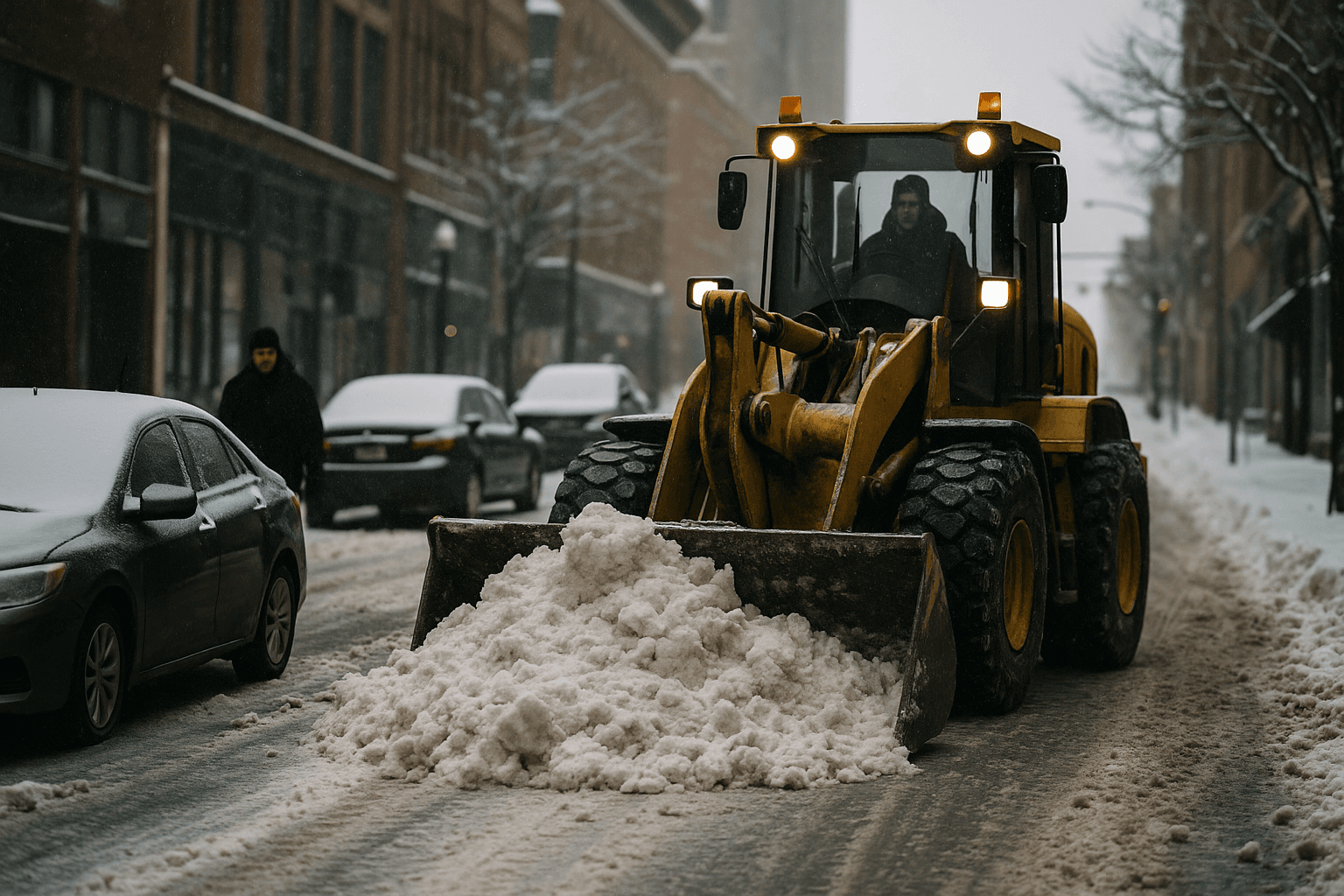 Jamestown Downtown Snow Clearing Scheduled, Motorists Urged to Move Vehicles