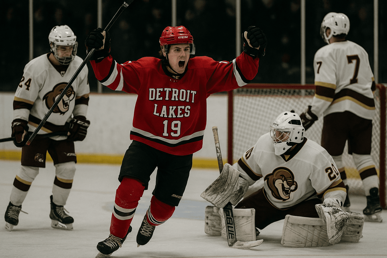 Detroit Lakes Shut Out Fergus Falls, Lakers Win 5 to 0