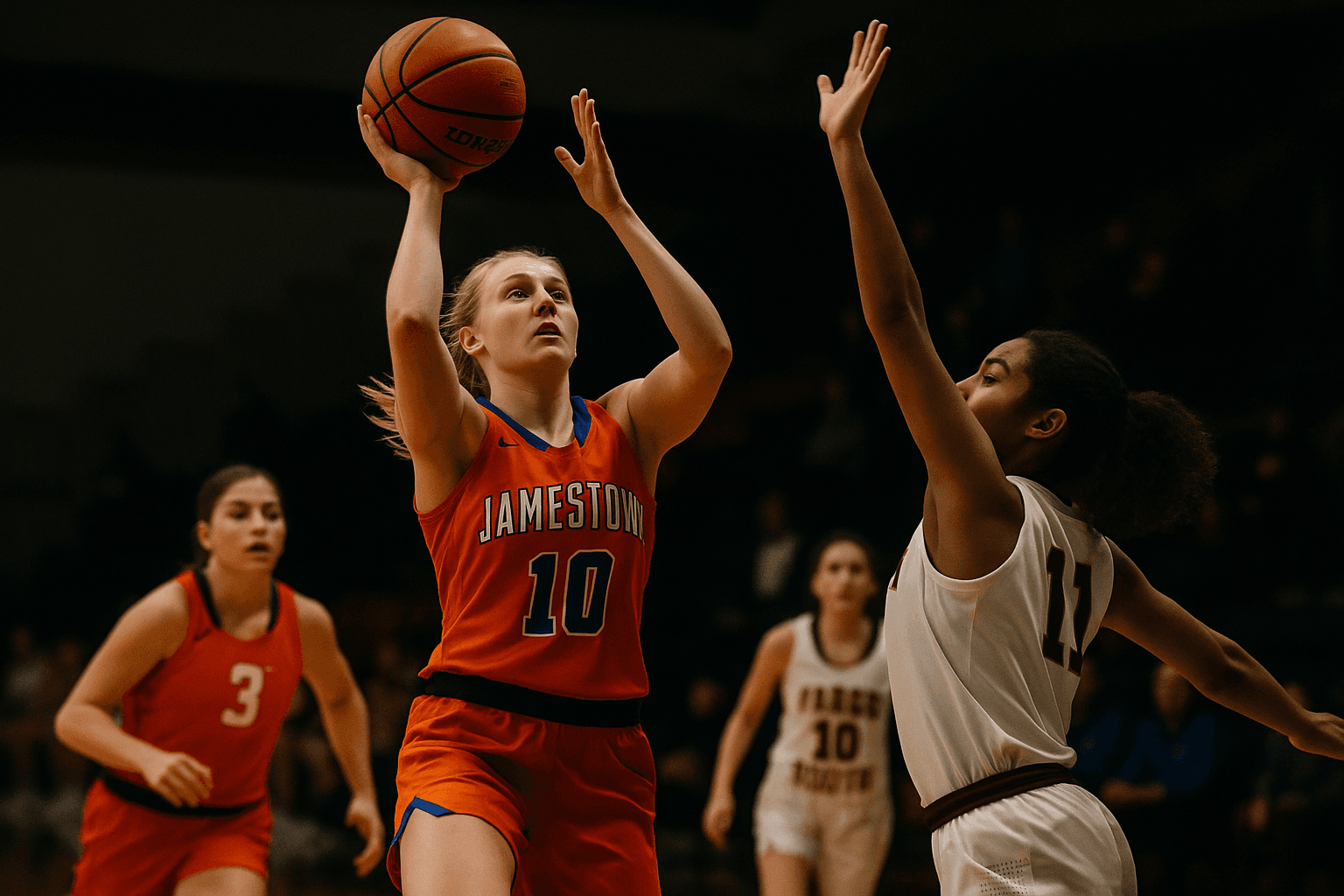 Jamestown Girls Rout Fargo South, Jays Dominate Early Season