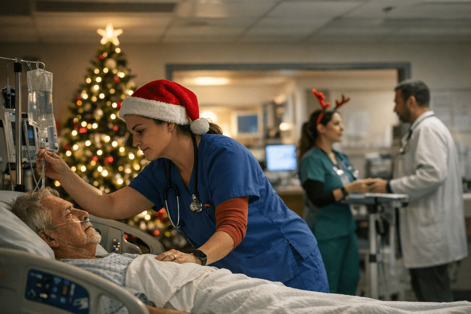 Hospital Staff Keep Care Going Through Christmas in Hazard