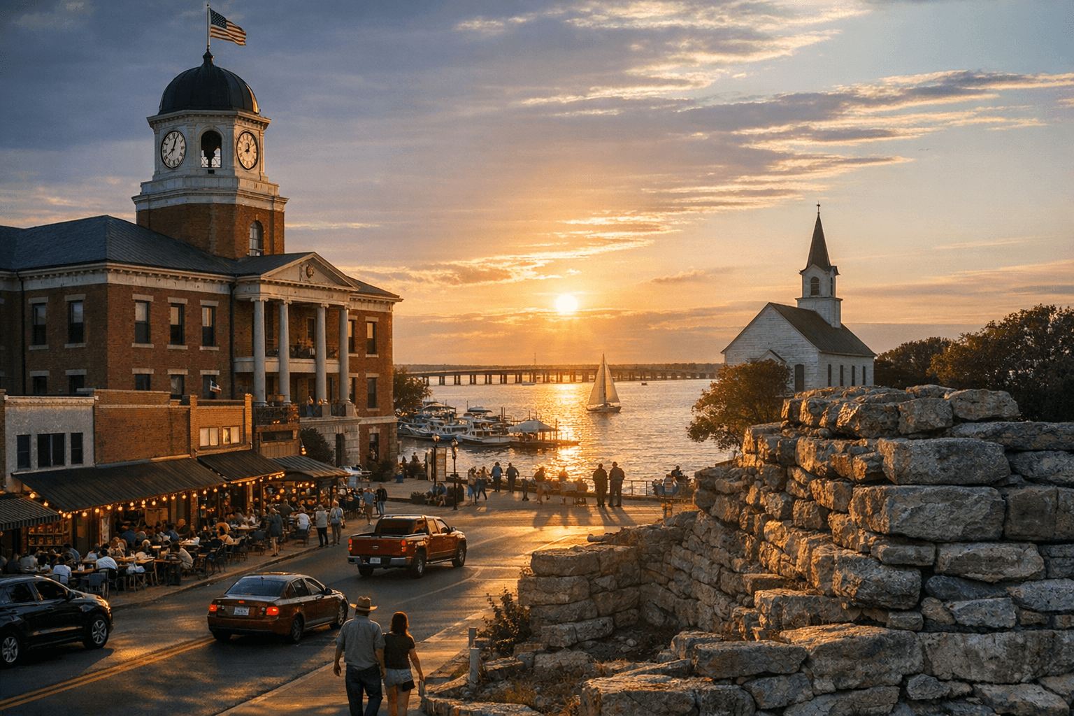 Historic landmarks and waterfront shape Rockwall County’s local economy