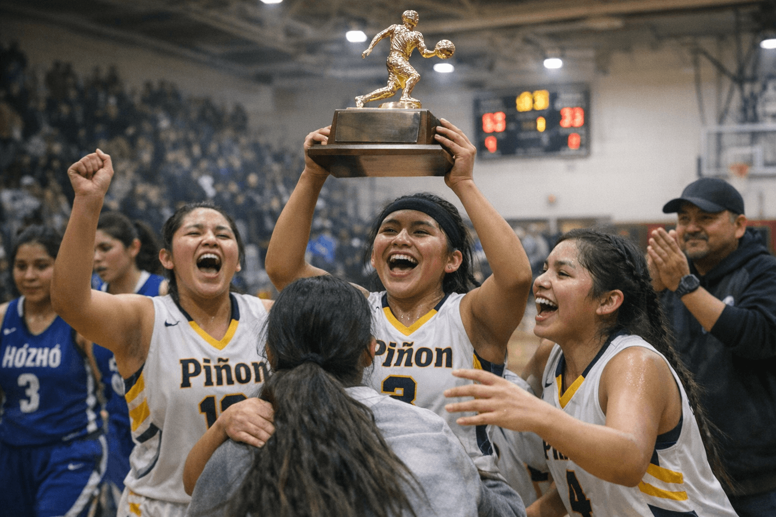 Piñon Girls Win SENAI Roadrunner Title, Edge Hózhó 50-39