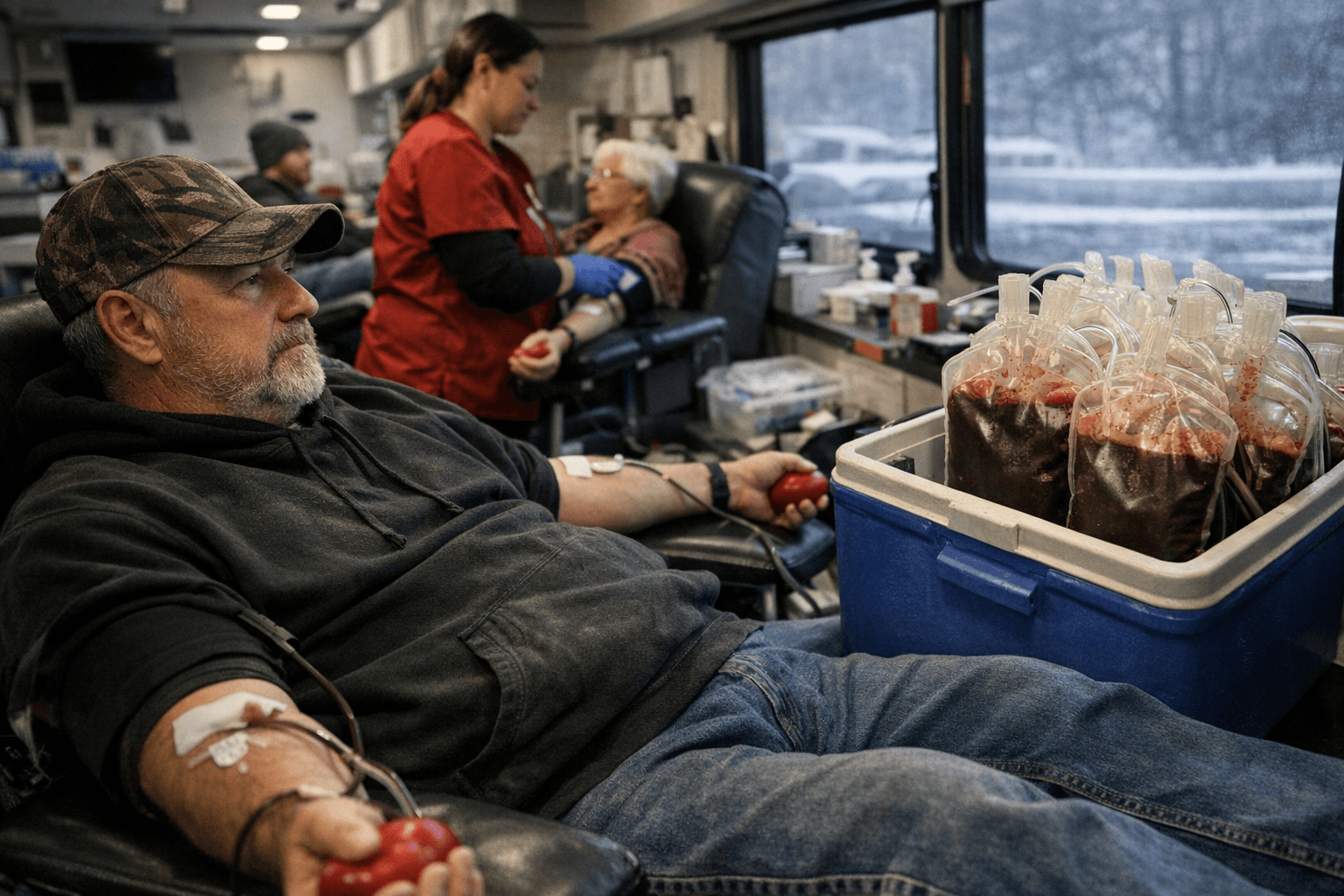Local Winter Blood Drive Collects 30 Units Amid Shortages